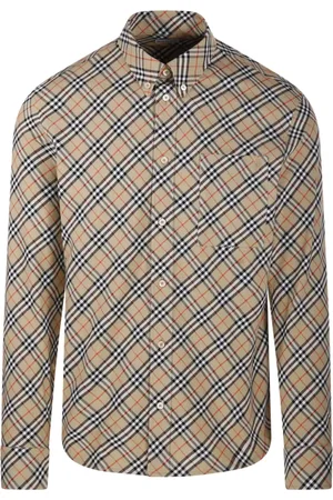 Burberry Skjorte, Herre, , L, Bomuld, Skjorte med tern