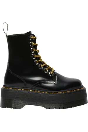 Dr. Martens Sko, Dame, Sort, 40 EU, Læder, Jadon Max Buttero Læder Platform Støvler