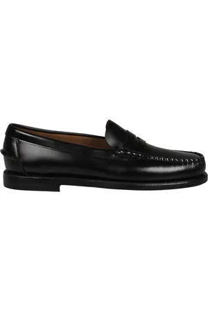SEBAGO Sko, Dame, Sort, 37 EU, Læder, Klassiske Dan Loafers i læder