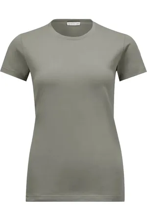 Moncler Top, Dame, Grøn, L, Uld, Grøn T-shirt