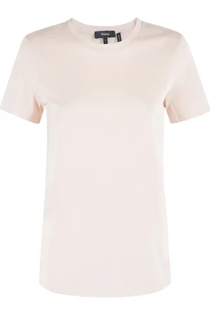 THEORY Top, Dame, Lyserød, M, Apex Tee til Easy Stil