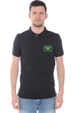 Emporio Armani Top, Herre, Sort, S, Bomuld, Polo Shirt