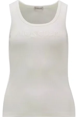 Moncler Top, Dame, Hvid, S, Sleeveless Tank Top