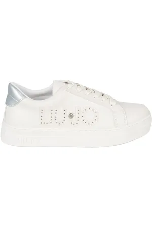 Liu Jo Sko, Dame, Hvid, 38 EU, Uld, Stilfulde Snøresneakers