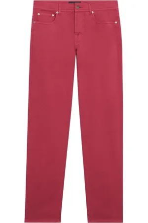 Brooks Brothers Bukser, Herre, Rød, W34, Bomuld, Røde Stretch Bomulds Five-Pocket Bukser