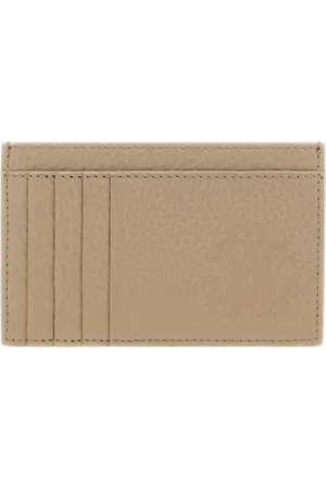 Roberto Cavalli Tilbehør, Herre, Brun, ONE SIZE, Læder, Slim Læder Kortholder