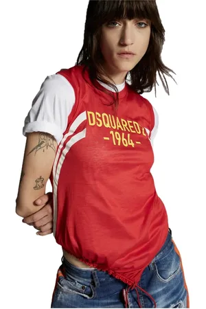 Dsquared2 Top, Dame, Rød, XS, Shorts med snøre