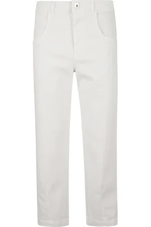 ELEVENTY Bukser, Dame, Grå, XS, Denim, Stretch Cotton Denim Bukser
