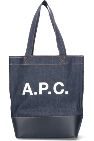 A.P.C. Taske, Herre, Blå, ONE SIZE, Tote Bags