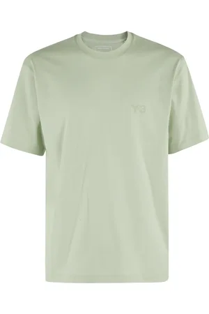 Y-3 Top, Herre, Grøn, S, Bomuld, Mintgrøn kortærmet T-shirt