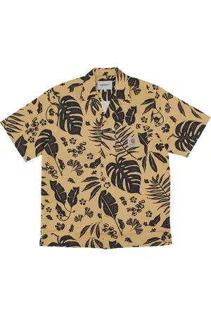 Carhartt Skjorte, Herre, Flerfarvet, S, Bomuld, Floral Print Bomulds T-shirt