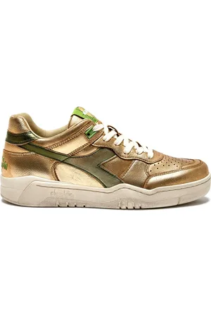 Diadora Sko, Dame, , 36 1/2 EU, Læder, Metallic Læder Sneakers