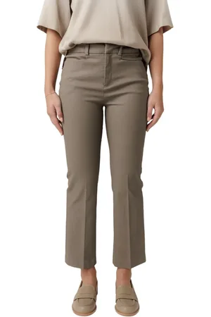 Drykorn Bukser, Dame, Grøn, W28, Polyester, Brown Basket Bukser Regular Fit