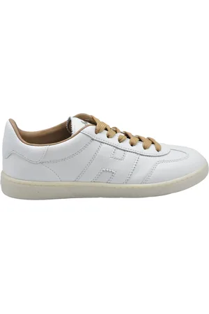 Hogan Sko, Dame, Hvid, 37 EU, Hvide Blonder Flade Sko Elegant Stil