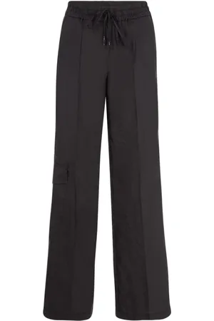 Cambio Bukser, Dame, Sort, S, Polyester, Amalia Pleat Cargo Bukser