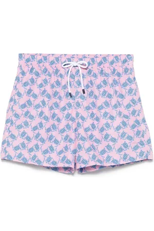 FEDELI Badetøj, Herre, Lyserød, 2XL, Uld, Badeshorts med elastisk linning