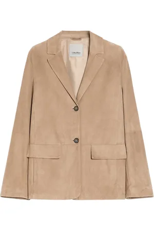 Max Mara Jakke, Dame, Brun, M, Uld, Stilfuld Jakke