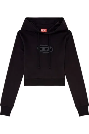 Diesel Sweathshirts & Hoodies, Dame, Sort, XS, Bomuld, F-Slimmy-OD 9XX Hoodie