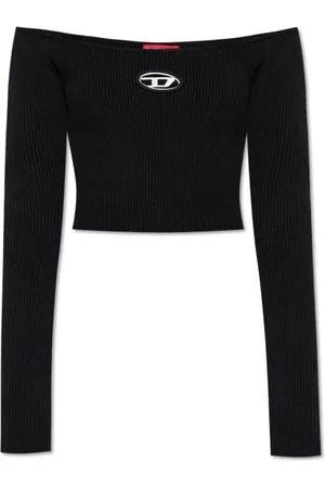 Diesel Strik, Dame, Sort, M, Uld, M-Vera-Ls Sweater