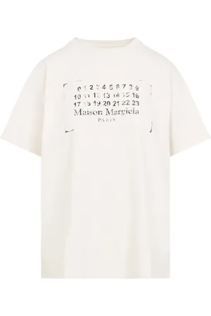 Maison Margiela Top, Dame, , S, Bomuld, Stamp Logo T-Shirt