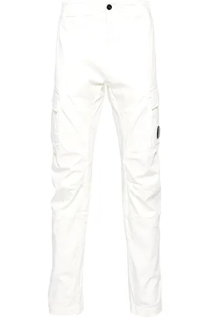 C.P. Company Jeans, Herre, Hvid, 3XL, Bomuld, Casual bomuldsbukser