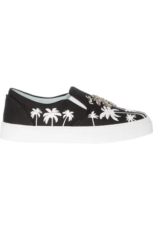 Chiara Ferragni Sko, Dame, Sort, 37 EU, Slip-On Canvas Sko