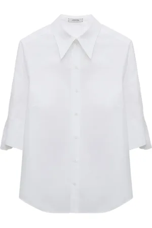 Dorothee Schumacher Bluser & Skjorter, Dame, Hvid, L, Bomuld, Poplin Power Bluse