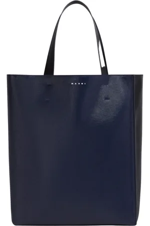 Marni Taske, Herre, Blå, ONE SIZE, Bomuld, Museo Soft Large Taske