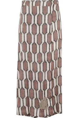 Bazar Deluxe Nederdel, Dame, Flerfarvet, XS, Elegant Nederdel