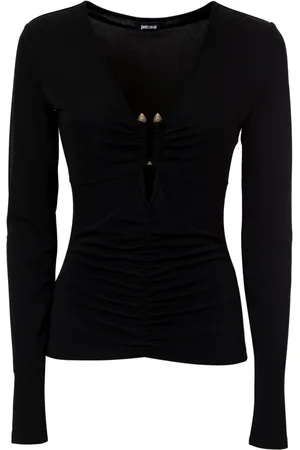 Roberto Cavalli Top, Dame, Sort, L, T-shirts og Polos Sort