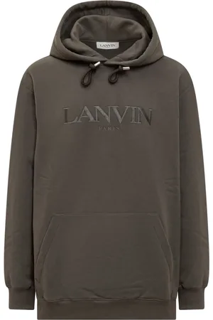 Lanvin Sweathshirts & Hoodies, Herre, Grøn, L, Bomuld, Oversized Hættetrøje