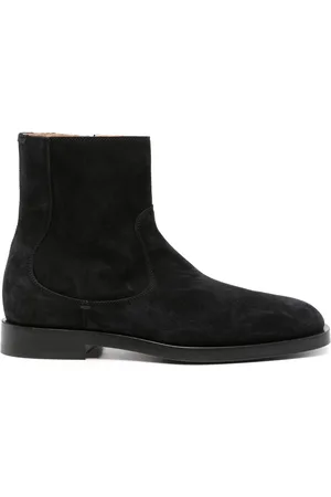 Brunello Cucinelli Sko, Herre, Sort, 44 EU, Suede, Suede Zip Støvler