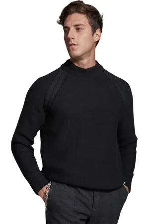 C.P. Company Strik, Herre, Sort, XL, Uld, Stilfuld Rullekrave