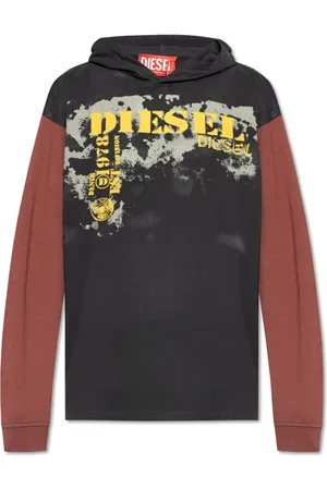 Diesel Sweathshirts & Hoodies, Herre, Sort, S, Bomuld, Hoodie S-Baxt-Hood-Q1