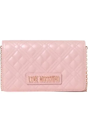 Moschino Taske, Dame, Lyserød, ONE SIZE, Uld, Rose Gold Syntetisk Skuldertaske