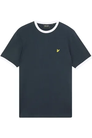 Lyle & Scott Top, Herre, Blå, S, Bomuld, Ringer T-shirt