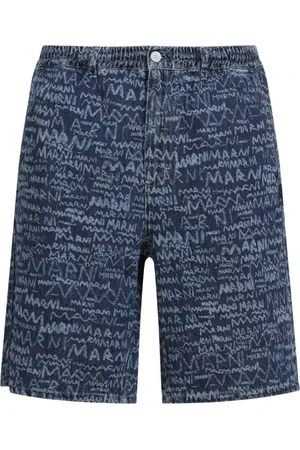 Marni Shorts, Herre, Blå, W31, Bomuld, Bermuda Shorts