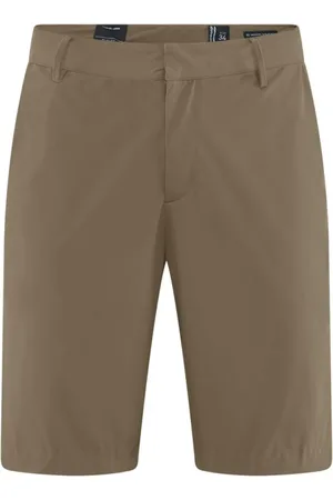 Bomboogie Shorts, Herre, Brun, W40, Bermuda i teknisk stretch-jersey