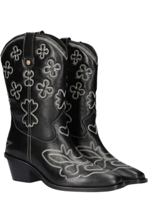 Fabienne Chapot Sko, Dame, Sort, 38 EU, Tyl, Western Style Cowboy Støvler