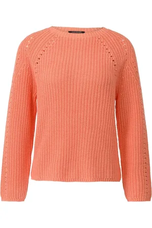 Luisa Cerano Strik, Dame, , L, Bomuld, Tidløs Pullover med Hulmønster