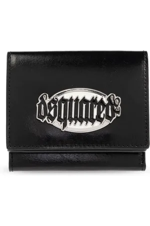 Dsquared2 Tilbehør, Herre, Sort, ONE SIZE, Læder, Wallet med logo