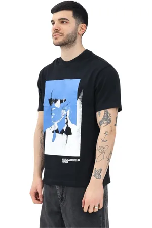 Karl Lagerfeld Top, Herre, Sort, M, Uld, T-shirts og Polos Sort