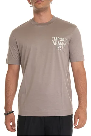 Emporio Armani Top, Herre, , 2XL, Bomuld, Contrast Logo Tee Light Fabric