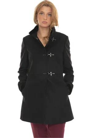 FAY Frakke, Dame, Sort, M, Uld, Virginia Uldfrakke