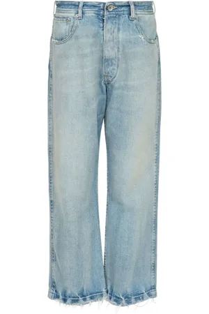 Maison Margiela Jeans, Herre, Blå, W31, Bomuld, Straight Jeans