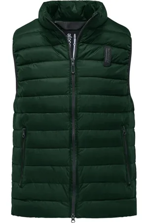 Bomboogie Jakke, Herre, Grøn, M, Nylon, Quilted Nylon Micro-Ripstop Vest