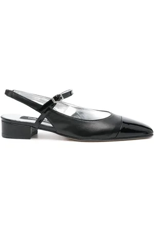 Carel Sko, Dame, Sort, 38 1/2 EU, Læder, Oceano 24 Slingback Sko