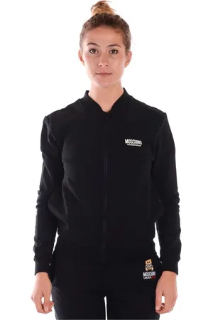Moschino Sweathshirts & Hoodies, Dame, Sort, M, Bomuld, Hættetrøje