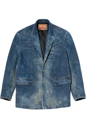 Diesel Jakke, Herre, Blå, S, Denim, Denimjakke
