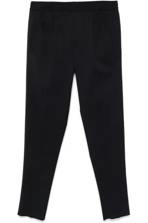 Ermenegildo Zegna Bukser, Herre, Sort, M, Uld, 001c Slim-fit Bukser